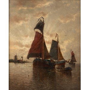 Auguste Henri Musin (1852 Ostende - 1923 Saint-Josse-ten-Noode), Lodě v zátoce