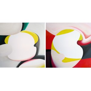 Magdalena Szilke, Diptychon, Wolke 1, Wolke 2