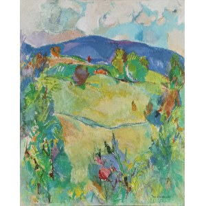 Jan ŚWIDERSKI (1913 - 2004), Spring Landscape, 1989