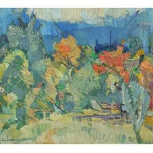 Jan ŚWIDERSKI (geb. 1913), Landschaft aus Zawoja, aus der Serie Ein Motiv, 198