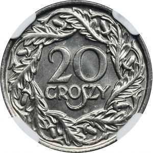 20 groszy 1923 - NGC MS66