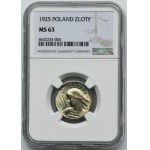 Žena s ušima, 1 zlatá Londýn 1925 - NGC MS63 - tečka za datem