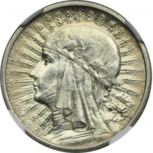 Głowa Kobiety, 2 złote 1933 - NGC MS63