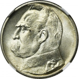 Piłsudski, 2 złote 1934 - NGC MS63