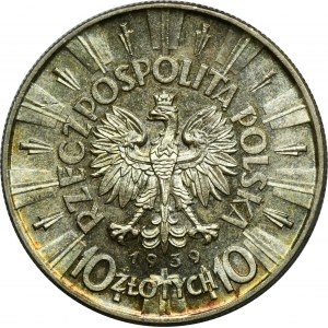 Piłsudski, 10 złotych 1939