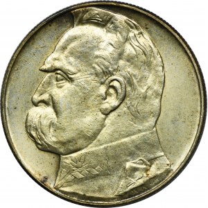 Piłsudski, 10 złotych 1938