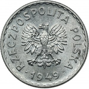 1 złoty 1949 Aluminium