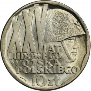 10 zlatých 1968 XXV. výročí založení Polské lidové armády