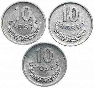 Set, 10 pennies (3 pieces).
