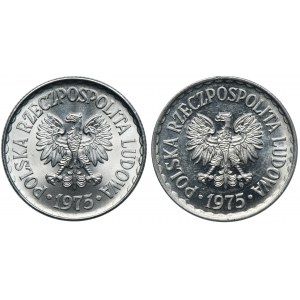 Zestaw, 1 złoty 1975 (2 szt.)