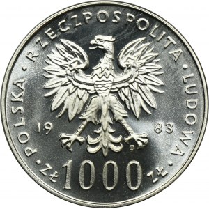 1.000 złotych 1983 Jan Paweł II