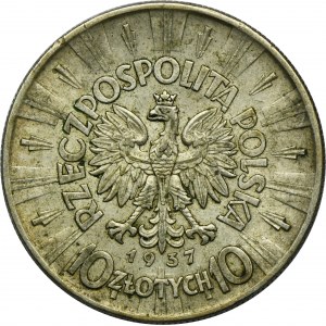 Piłsudski, 10 złotych 1937
