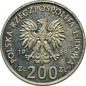 PRÓBA, 200 złotych 1988 - XIV Mistrzostwa Świata w Piłce Nożnej