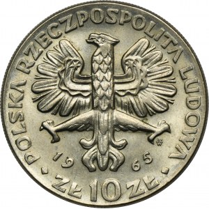 10 złotych 1965 VII Wieków Warszawy, Nike