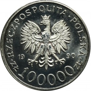 100.000 złotych 1990 Solidarność - TYP A