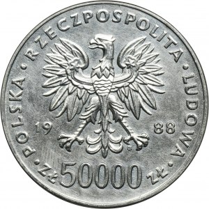 50.000 złotych 1988 Piłsudski