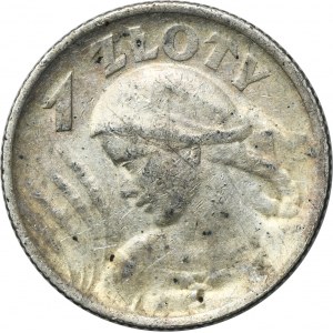Kobieta i kłosy, 1 złoty Paryż 1924