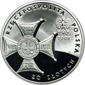 20 złotych 2008 90. Rocznica Odzyskania Niepodległości