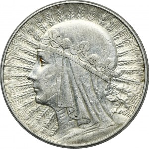 Głowa Kobiety, 10 złotych Warszawa 1932