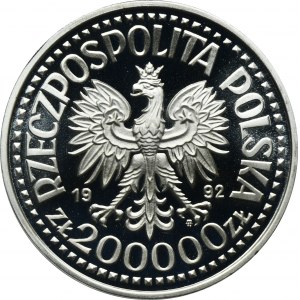 200.000 złotych 1992 Władysław III Warneńczyk - popiersie