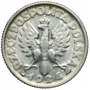 Kobieta i kłosy, 1 złoty Paryż 1924