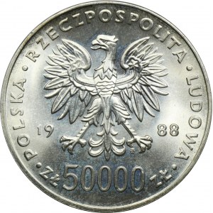 50.000 złotych 1988 Piłsudski