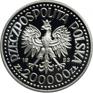 200.000 złotych 1993 Kazimierz IV Jagiellończyk - popiersie