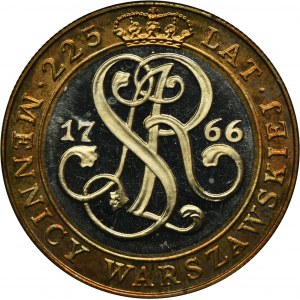 20.000 złotych 1991 225 lat Mennicy Warszawskiej