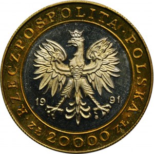 20.000 złotych 1991 225 lat Mennicy Warszawskiej