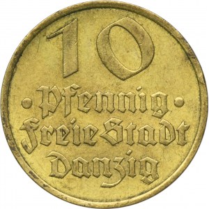 Free City of Danzig, 10 pfennig 1932