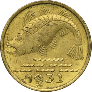 Free City of Danzig, 10 pfennig 1932