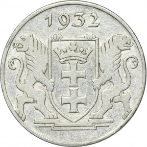 Free City of Danzig, 2 gulden 1932 Cog - RARE