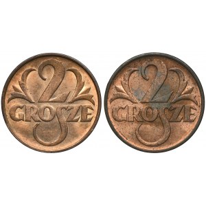 Zestaw, 2 grosze 1937-1939 (2 szt.)