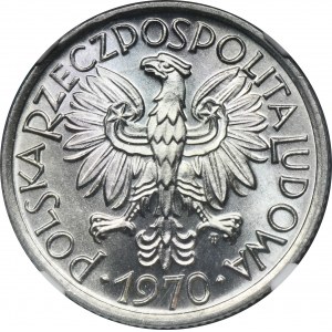 2 złote 1970 Jagody - NGC MS66 - ostry daszek