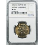 10 złotych 1970 Kościuszko - NGC MS66