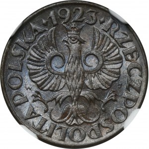 1 grosz 1923 - NGC MS65 BN