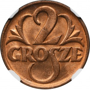 2 grosze 1939 - NGC MS65 RD