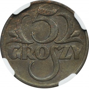 5 groszy 1928 - AU58 BN