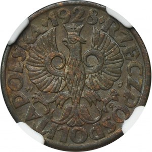 5 groszy 1928 - AU58 BN
