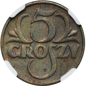 5 groszy 1931 - NGC UNC DETAILS