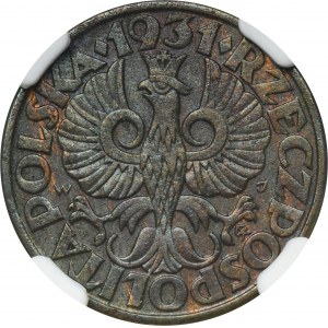 5 groszy 1931 - NGC UNC DETAILS