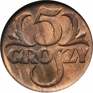 5 groszy 1939 - GCN MS66