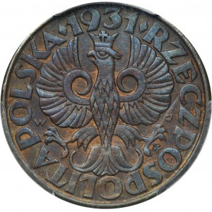 5 groszy 1931 - PCGS AU DETAIL
