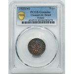 5 groszy 1931 - PCGS AU DETAIL