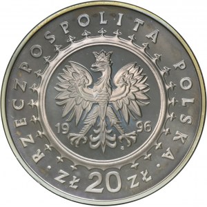 20 złotych 1996 Zamek w Lidzbarku Warmińskim