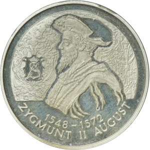 10 złotych 1996 Zygmunt II August - popiersie