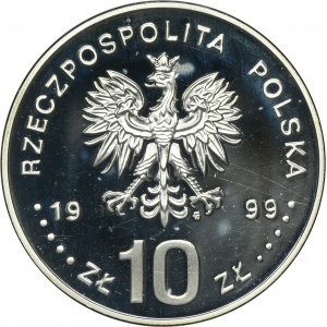 10 złotych 1999 Władysław IV Waza - półpostać