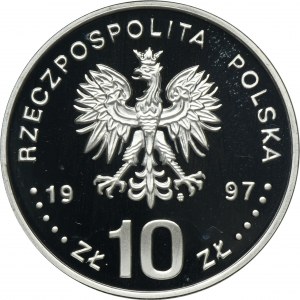 10 złotych 1997 Stefan Batory, Półpostać - RZADKIE