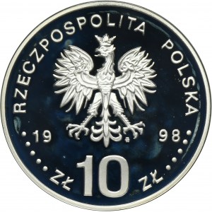 10 złotych 1998 Zygmunt III Waza - półpostać