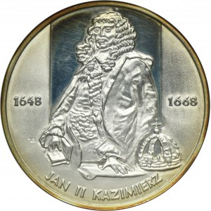 10 złotych 2000 Jan II Kazimierz - półpostać